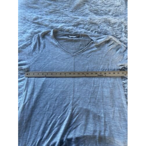 Soft Surroundings Linen Blend Tunic Sweater Asymmetric Beige Wheat Size large - Picture 6 of 9